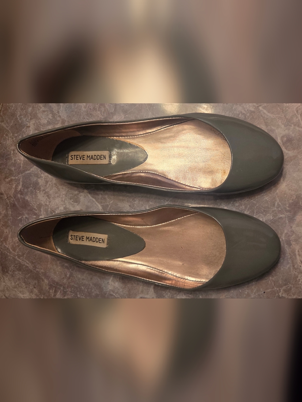 Steve Madden Grey Ballet Flats
